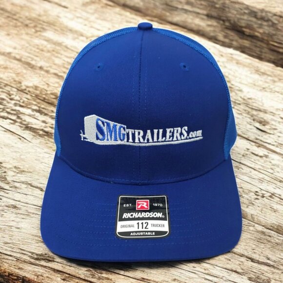 SMG Trailers Mesh Snapback Cap Trucker Embroidered Logo Baseball Hat NWOT - Picture 1 of 14